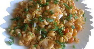 Рецепт Макарон с капустой и томатным соусом