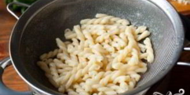 Рецепт макарон с кукурузой