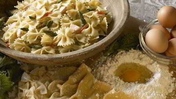 Рецепт Макарон с яйцом