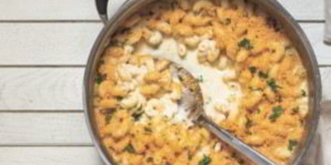 Рецепт макарон в сырном соусе