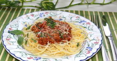 Рецепт Пасты болоньезе с фаршем