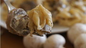 Рецепт Пасты с белыми грибами в сливочном соусе