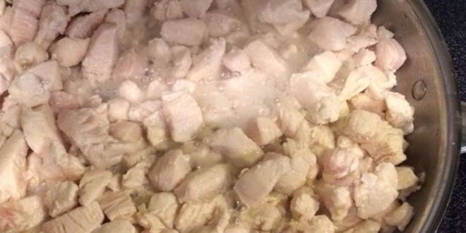 Рецепт пасты с курицей в сливочном соусе