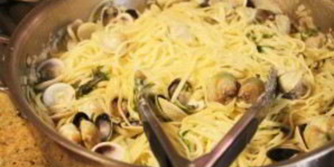 Рецепт пасты с моллюсками