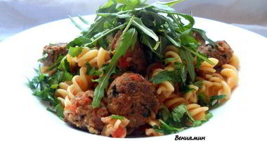 Рецепт Пасты с шариками из тунца