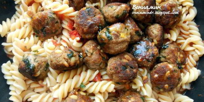 Рецепт пасты с шариками из тунца