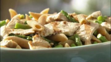 Рецепт Пасты со спаржей и индейкой