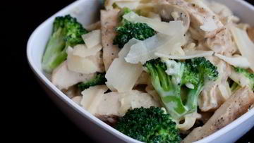 Рецепт Спагетти с курицей и грибами