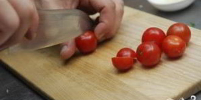 Рецепт спагетти с помидорами черри