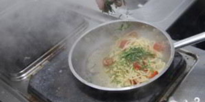 Рецепт спагетти с помидорами черри