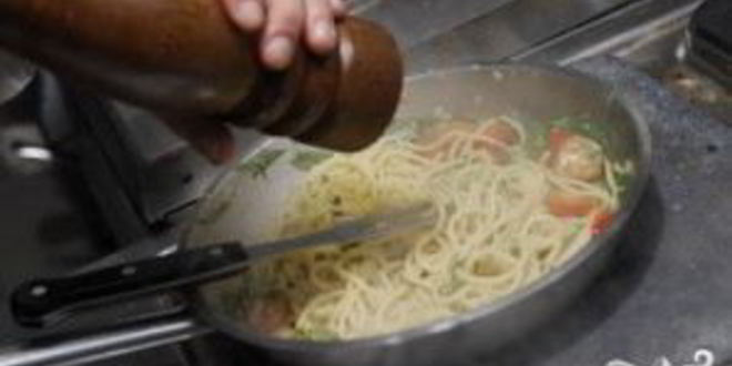 Рецепт спагетти с помидорами черри