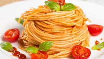 Рецепт Спагетти с томатами и базиликом