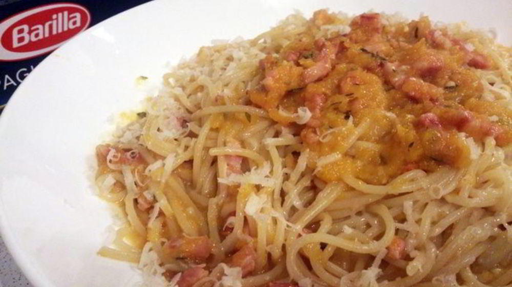 Как приготовить спагетти с тыквенным соусом