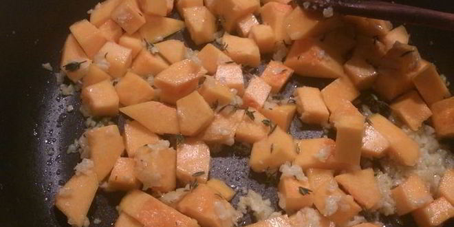 Рецепт спагетти с тыквенным соусом