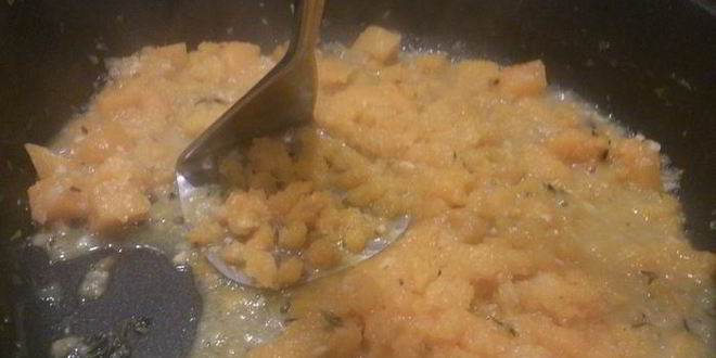 Рецепт спагетти с тыквенным соусом