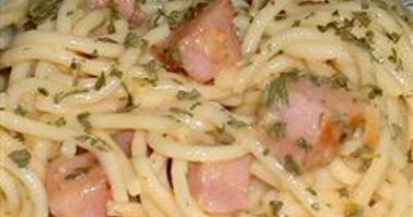 Рецепт Спагетти с ветчиной по-итальянски
