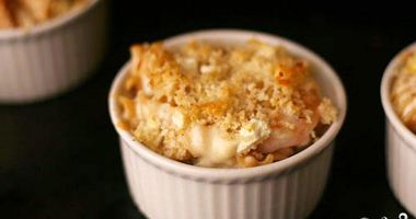 Рецепт Запеченной пасты с сыром Фета и креветками