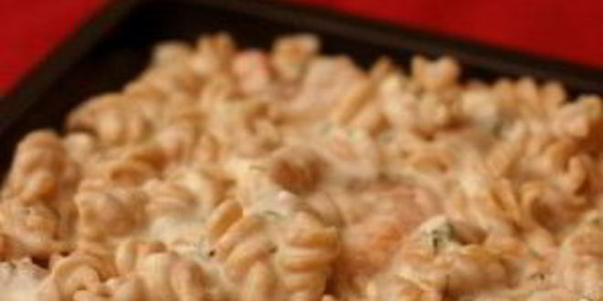 Рецепт запеченной пасты с сыром фета и креветками