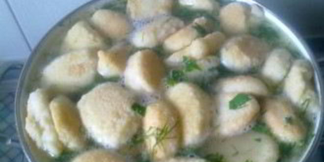 Рецепт манных клецек