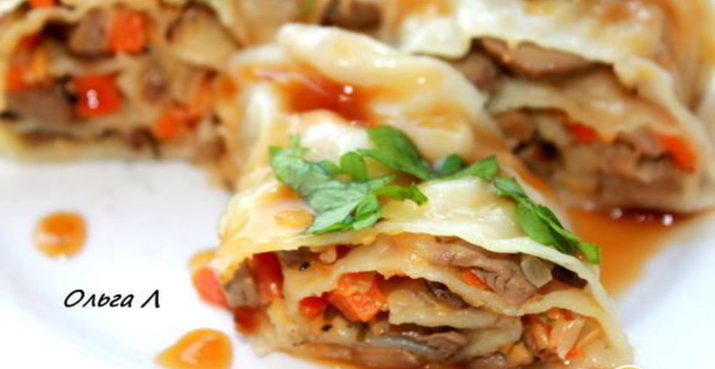 Рецепт бризоль с грибной начинкой