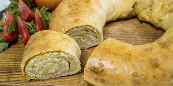 Рецепт ханумы с мясом и картофелем