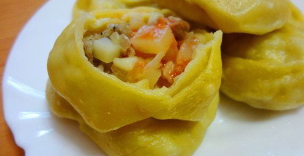 Рецепт мантов с морковью