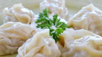 Рецепт Мантов с фаршем и картошкой