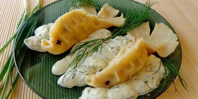 Рецепт мантов с лососем золотые рыбки