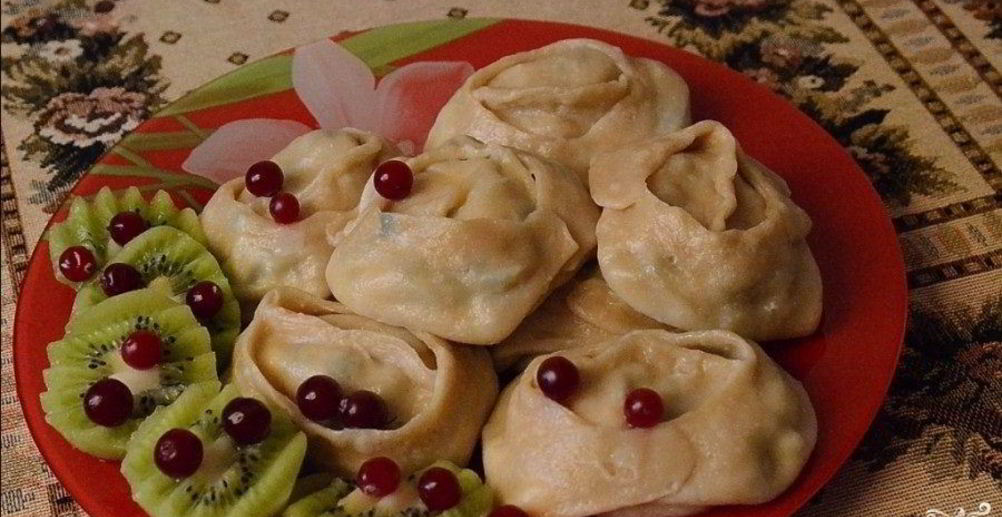 Рецепт мантов с лососем золотые рыбки