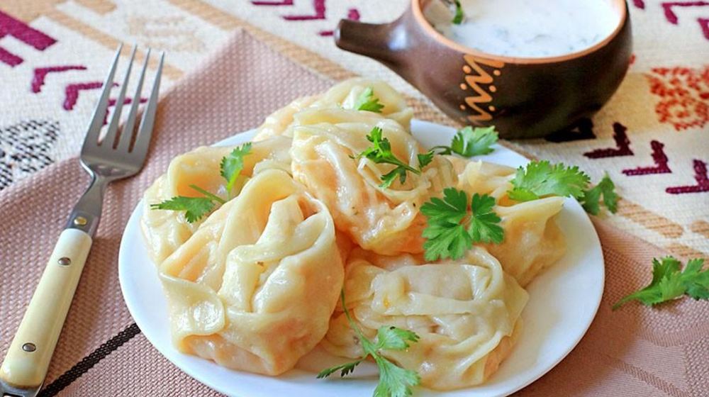 Как приготовить мантов с тыквой без мяса