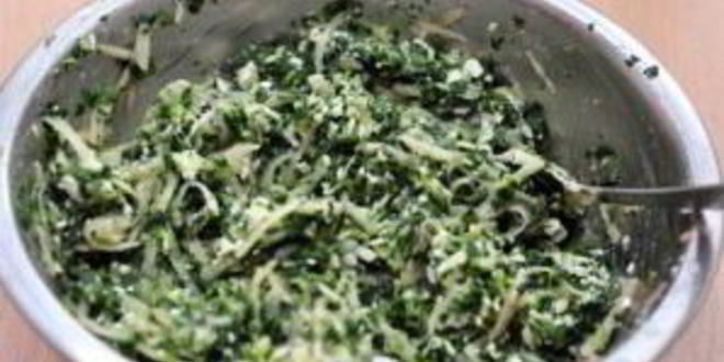 Рецепт мантов со шпинатом