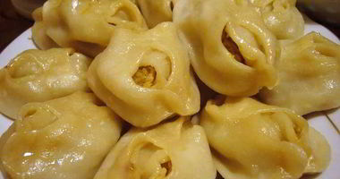 Рецепт Мантов со свининой и тыквой