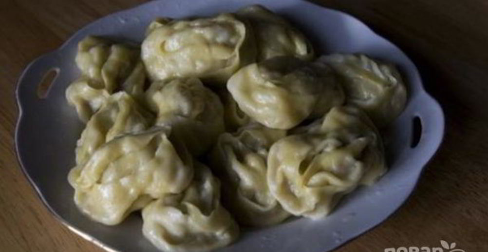 Рецепт мантов из свинины