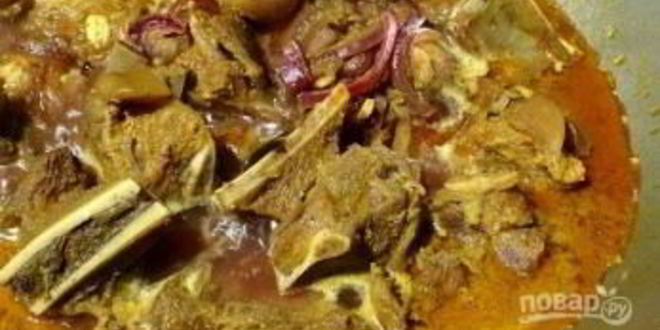 Рецепт баранины по-французски