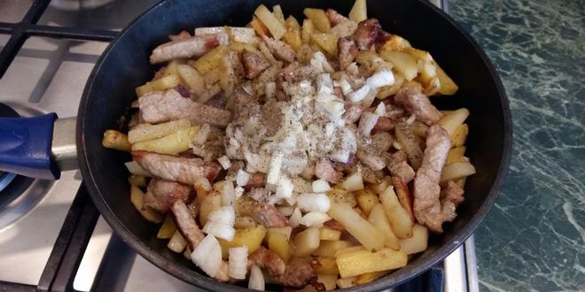 Рецепт картофеля по-французски на сковороде