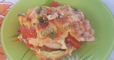 Рецепт Картофеля по-французски с индейкой