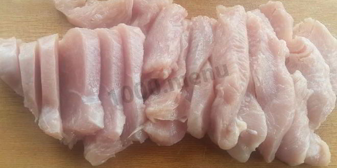 Рецепт картофеля по-французски с индейкой