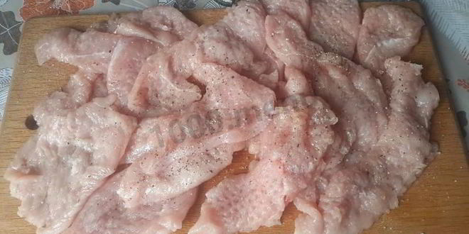 Рецепт картофеля по-французски с индейкой