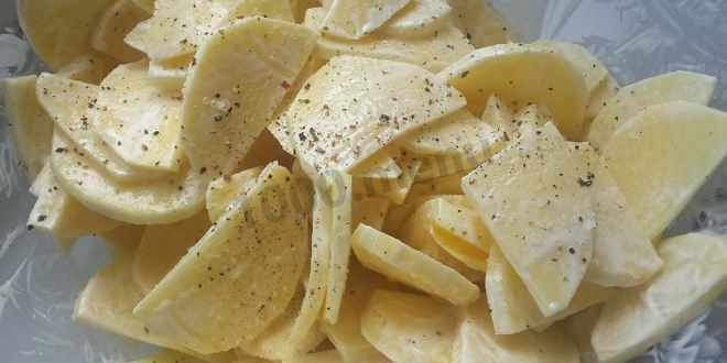 Рецепт картофеля по-французски с индейкой