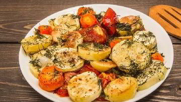 Рецепт Картофеля постного по-французски