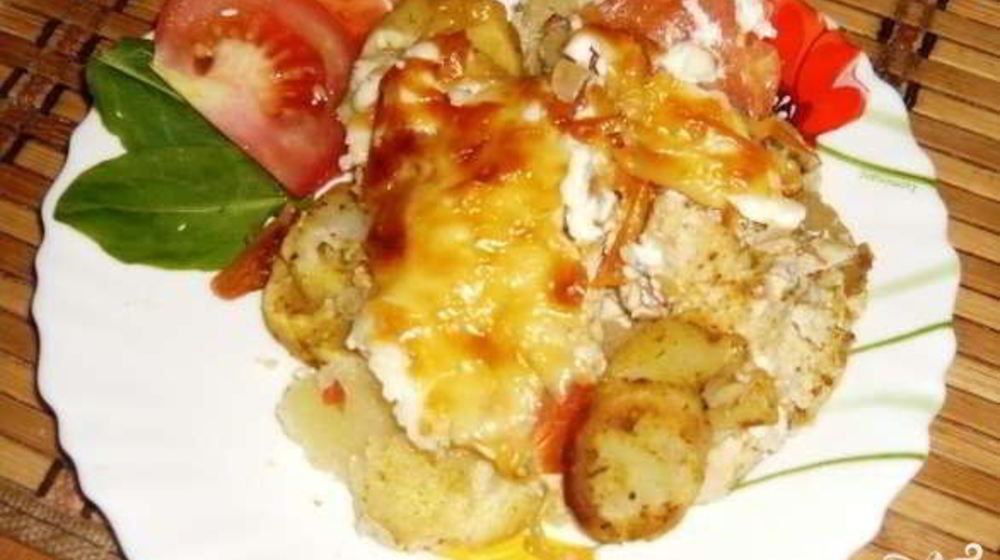 Как приготовить курицу по-французски с картошкой