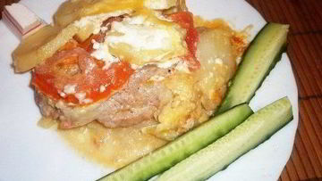 Рецепт Мяса по-французски без духовки