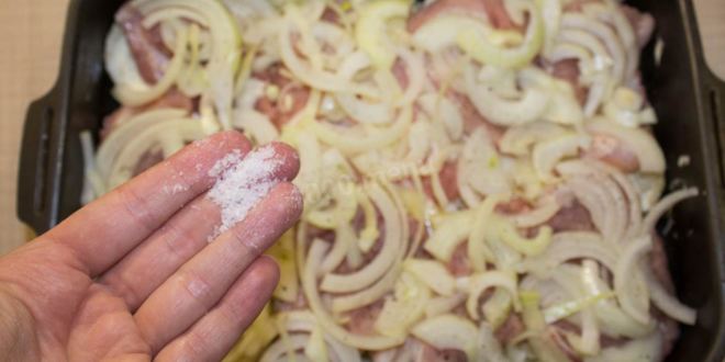 Рецепт мяса по-французски классически в духовке с картошкой