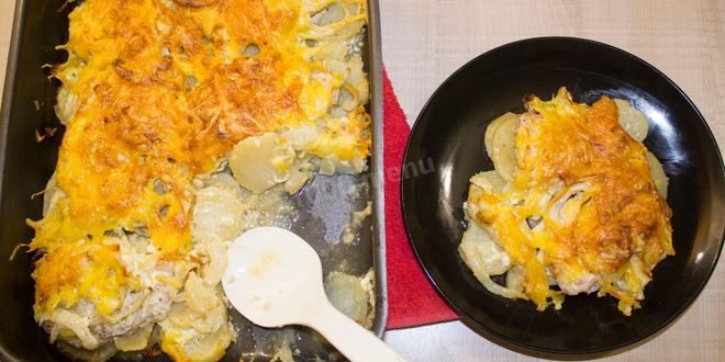 Рецепт мяса по-французски классически в духовке с картошкой