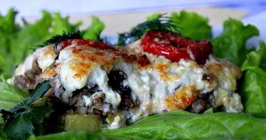 Рецепт Мяса по-французски с грибами и сыром