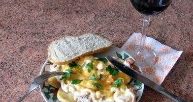 Рецепт Мяса по-французски с картофелем и помидорами