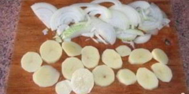 Рецепт мяса по-французски с картофелем и помидорами