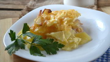 Рецепт Мяса по-французски с картошкой