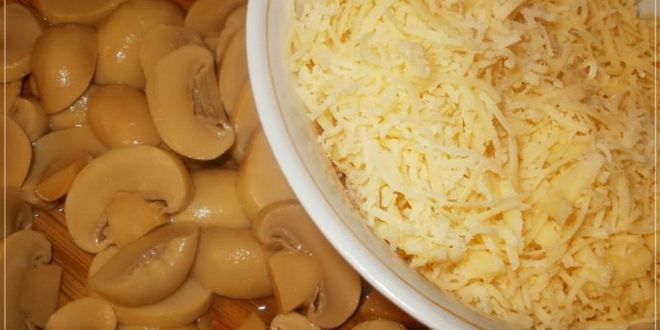 Рецепт мяса по-французски с шампиньонами