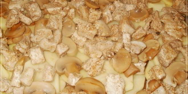 Рецепт мяса по-французски с шампиньонами
